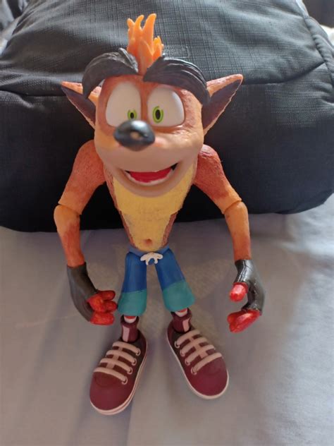 Crash Bandicoot Action Figure, Hobbies & Toys, Toys & Games on Carousell