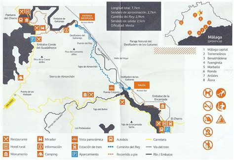 Caminito Del Rey Mapa | Mapa