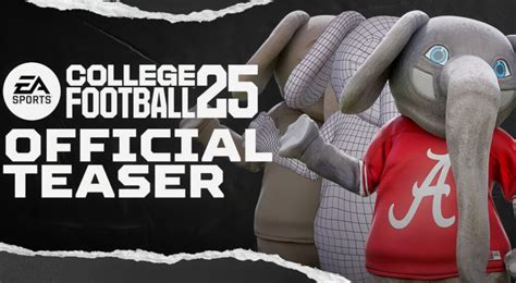 College Teams Leak Feature From EA's 'College Football 25'