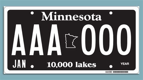 Minnesota blackout license plate sales to begin Jan. 1 - Axios Twin Cities