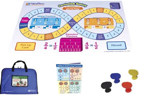 16 Fractions Board Games for Students at School and Home