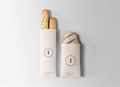 Bread Packaging Paper Bag Mockup