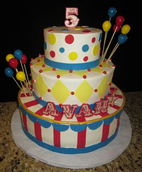 Carnival Themed Cake - CakeCentral.com