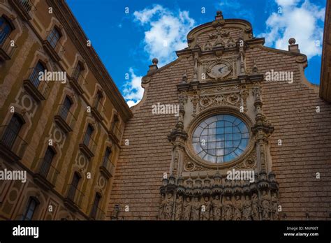 Santa Maria de Montserrat Abbey Sant Maria, de Montserrat, Catalonia ...