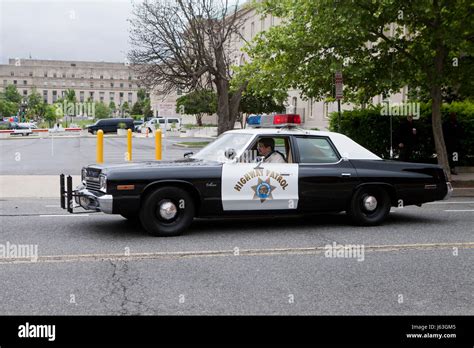 Vintage state police car hi-res stock photography and images - Alamy