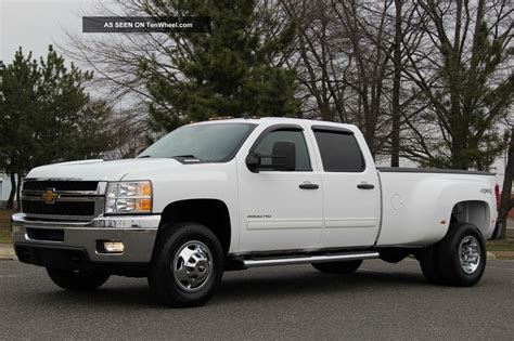 2011 Chevrolet 3500 Crew Lt 6. 6l Diesel Dually 1 - Owner 4x4 Drw