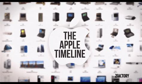 The Apple Timeline - Visualistan