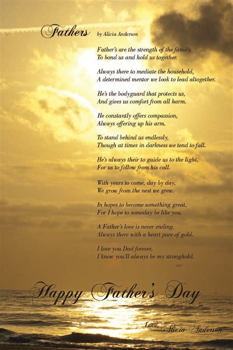 Happy Father’s Day – by Alicia Anderson | Poem, Father and Dads