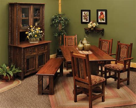 Rustic Dining Room And Living Room Interior #16059 | Dining Room Ideas