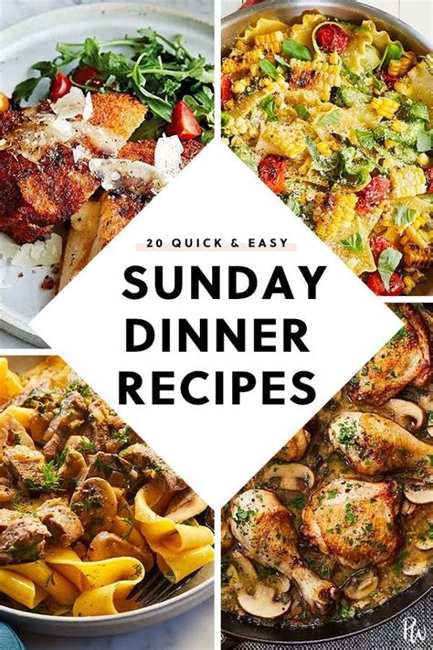 38 quick and easy sunday dinner ideas – Artofit