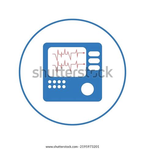 Icu Monitor Scene Heart Pulse Icon Stock Vector (Royalty Free) 2195973201 | Shutterstock