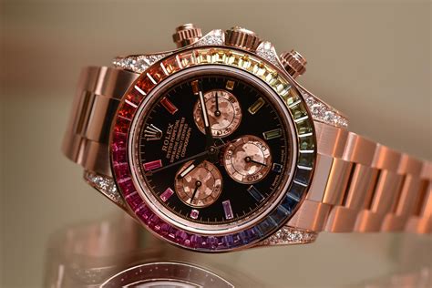 The History and Design of the Rainbow Daytona Rolex