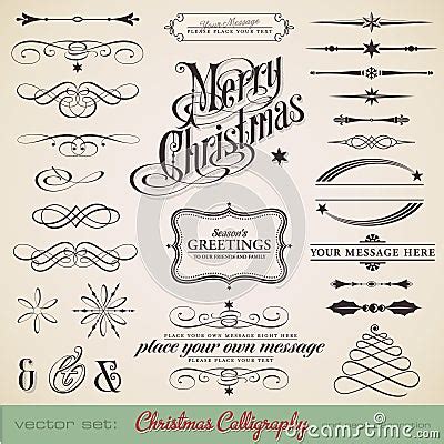 Christmas Calligraphy Stock Photo - Image: 17337640