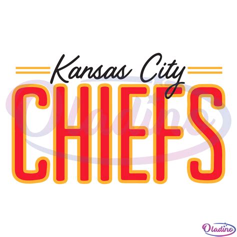 Kansas City Chiefs Football Logo Svg Digital File, Kansas City Svg