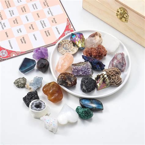 Shop Best Crystal Healing Kits 25pc/set • The Green Crystal