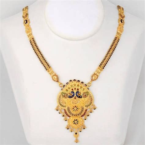 Gold Mangalsutra Designs From Waman Hari Pethe Jewellers | Gold necklace designs, Gold ...