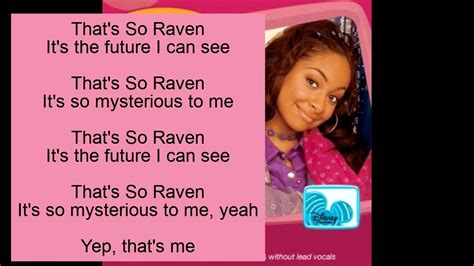 That's So Raven Theme Song Karaoke - YouTube