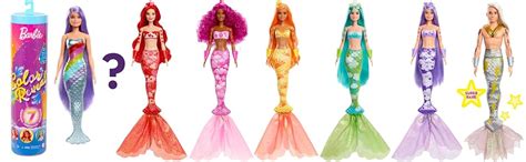 Buy Barbie Color Reveal Mermaid Doll with 7 Unboxing Surprises ...