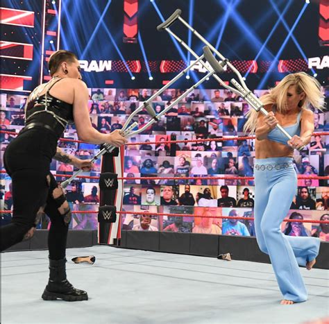 Women of WWE — Raw 7/5/21: Rhea Ripley emerges with an “injury”...