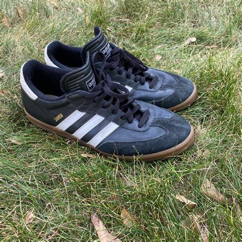 [ Adidas Samba Black ] // Size 11 // Good... - Depop