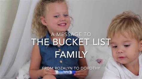 Help Our Video Reach The Bucket List Family - YouTube