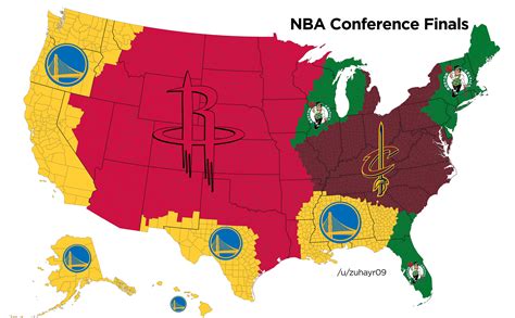 NBA Conference Finals Imperialism Map : nba