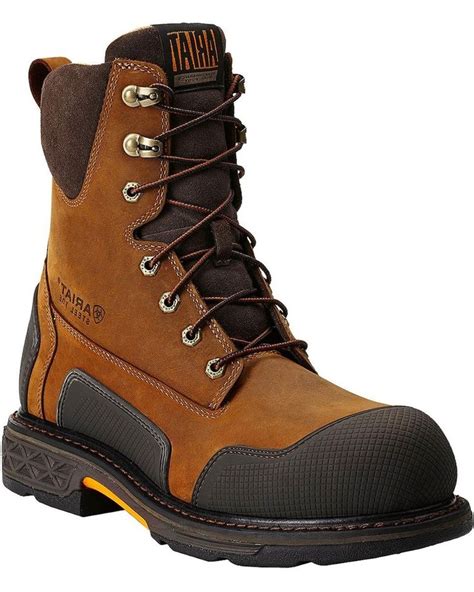 Ariat Men's Overdrive® XTR 8" w/ Side Zip ST Work Boots in 2020 | Work boots, Steel toe boots, Boots