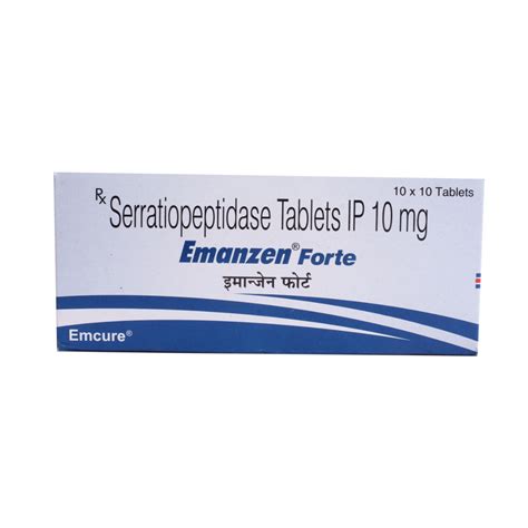 Emanzen Forte 10 mg Tablet 10's Price, Uses, Side Effects, Composition - Apollo Pharmacy