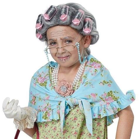 Girl's Old Lady Costume Kit - Etsy