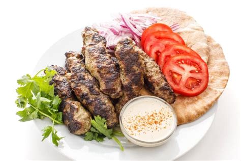 Lebanese Kafta Kebabs with Tahini Sauce - The Lemon Bowl®