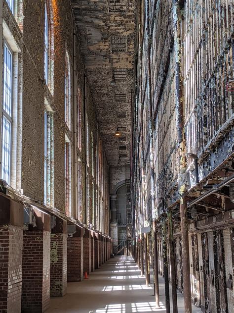 Took a tour of Ohio State Reformatory aka Shawshank Prison in Mansfield ...