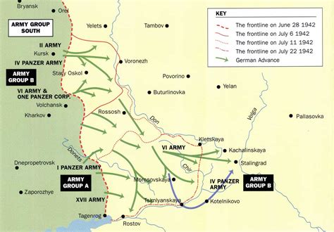 Asisbiz Artwork showing the Battle map area of Stalingrad July 1942 0B