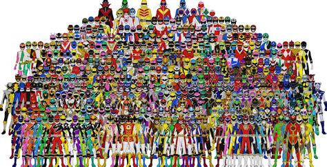 All of Super Sentai, Nijikanger Version by Taiko554 on DeviantArt