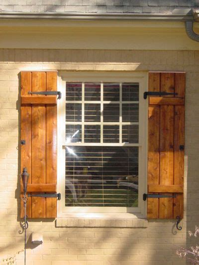 Board & Batten Exterior Shutters Composite Wood or Cedar/Cypress Wood ...