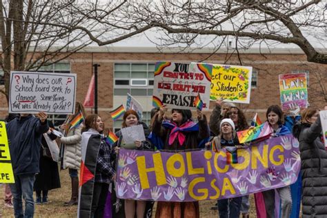 Central Bucks teachers protest anti-LGBTQ policies - WHYY