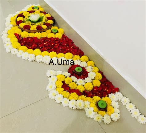 Sreeveeras Border Rangoli Rangoli Designs Flower Rangoli Border | Images and Photos finder