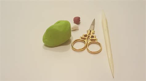 Clay Green Orchid Flower Made Easy, Without Mold