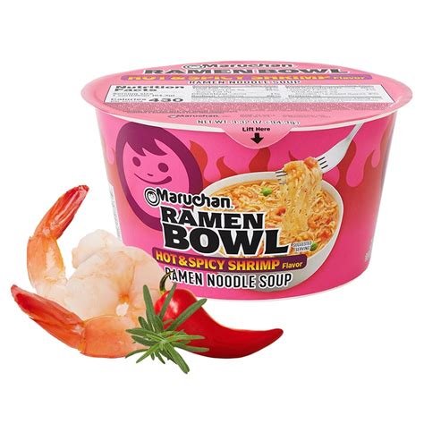 Maruchan Ramen Bowl Hot & Spicy Shrimp 6ct - Nimbus Imports