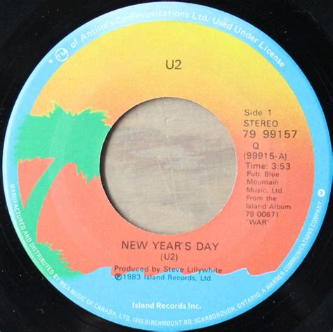 U2 – New Year's Day (1983, Vinyl) - Discogs