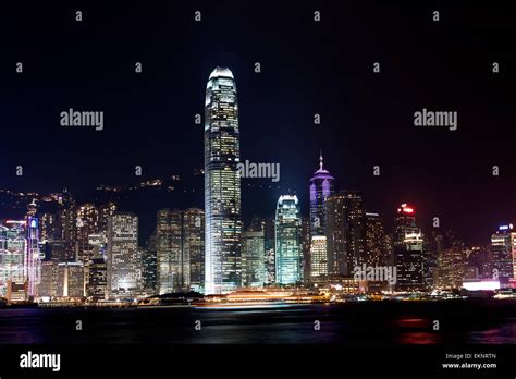 Hong Kong night view Stock Photo - Alamy