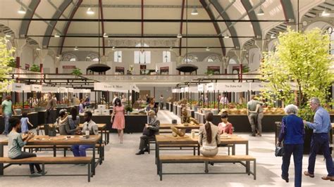 Derby Market Hall refurbishment moves into next stage - BBC News