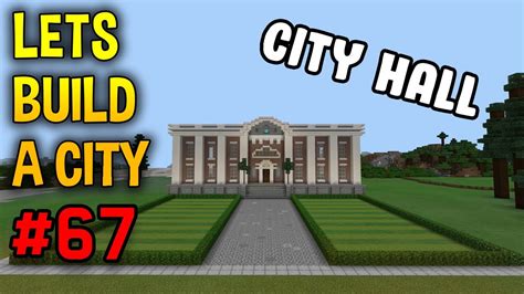 Lets Build A Minecraft City (67) - City Hall - How to Build a City ...