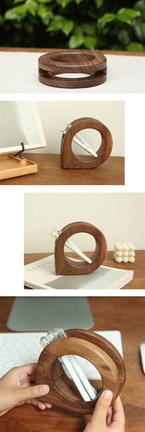 Wood Pen Holder - ApolloBox