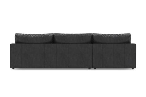 Valencia Serena Leather Three Seats with Left Chaise Sectional Sofa, B