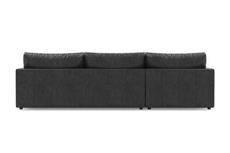 Valencia Serena Leather Three Seats with Left Chaise Sectional Sofa, B