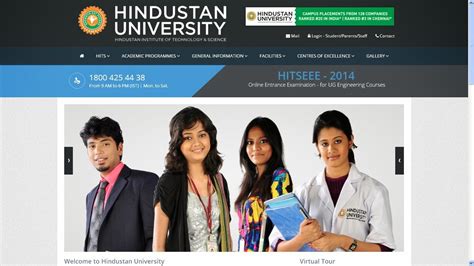 Hindustan University - One of the Top Universities in India: HINDUSTAN ...