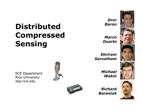 Distributed Compressed Sensing Dror