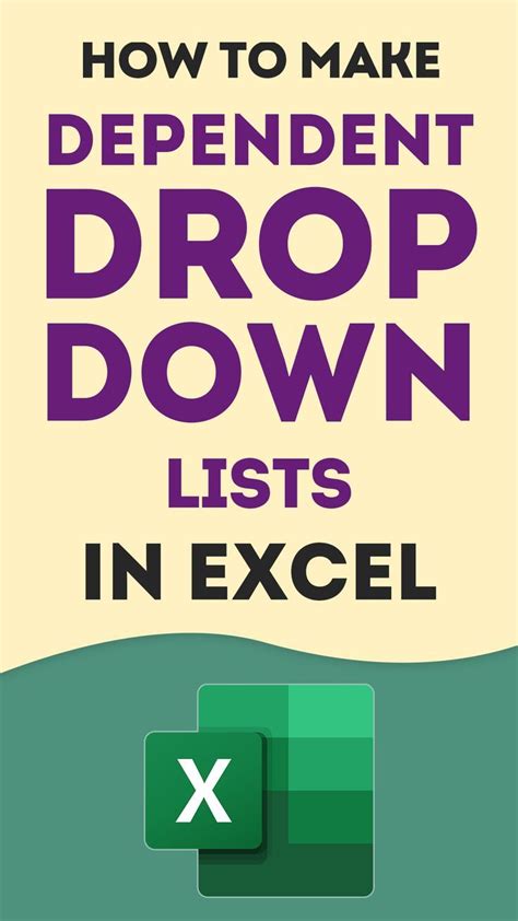 How to make dynamic dependent drop down lists in Excel | Microsoft excel tutorial, Microsoft ...