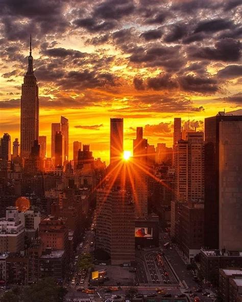 Sunset in New York is clearly a masterpiece