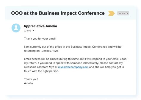 Best Practices for Creating Out-of-Office Emails